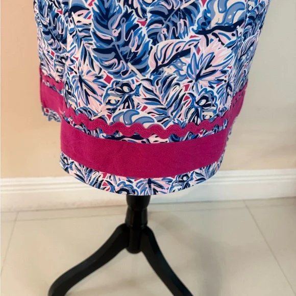 Simply Southern Blue and White Sleeveless V-Neck Sundress - Picture 5 of 10